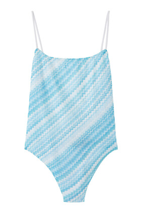 Lightweight Knitted One Piece Swimsuit